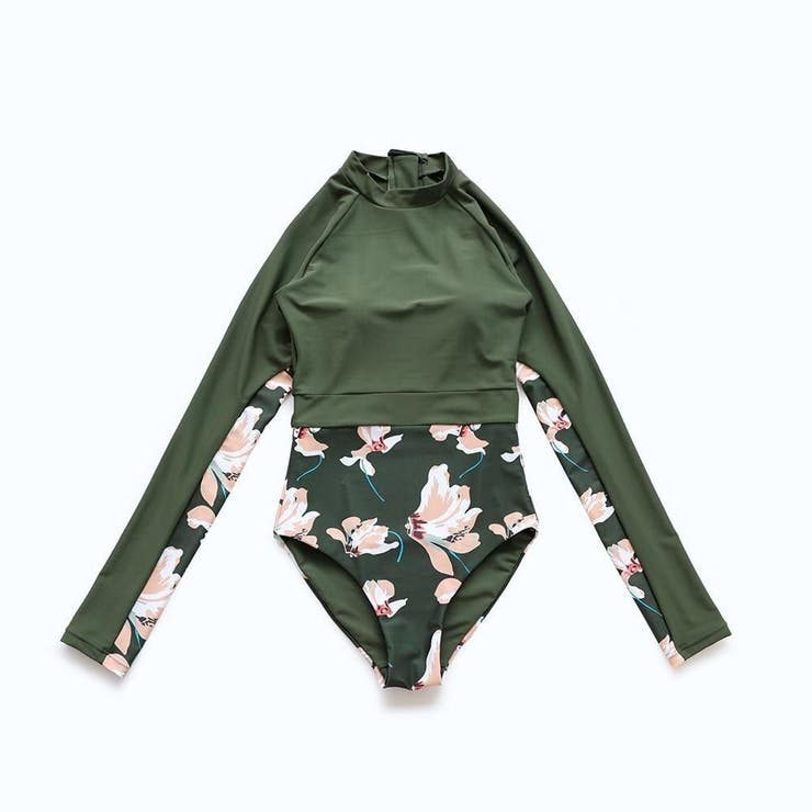 ベーシックに華やかさをプラスしたロングスリーブワンピース(水着・モノキニ) | GRAXIA | 詳細画像21 