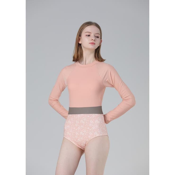 ベーシックに華やかさをプラスしたロングスリーブワンピース(水着・モノキニ) | GRAXIA | 詳細画像10 