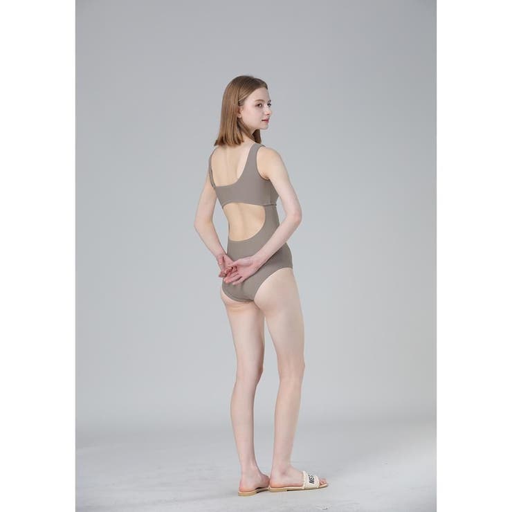 ハイウエストでバックシャンにも自信モノキニワンピース(水着・モノキニ) | GRAXIA | 詳細画像8 