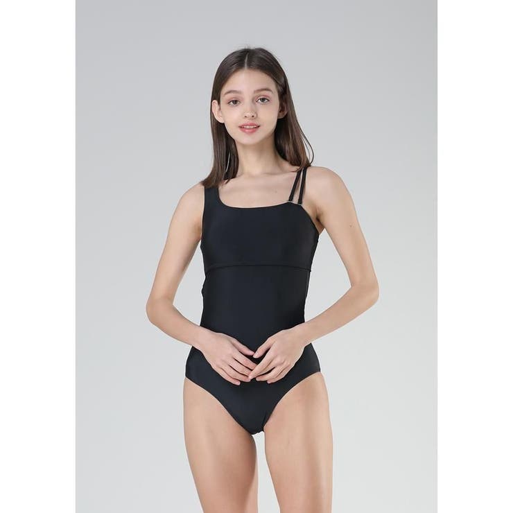 ハイウエストでバックシャンにも自信モノキニワンピース(水着・モノキニ) | GRAXIA | 詳細画像10 