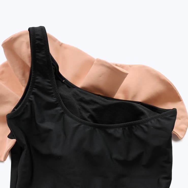 胸元フリルがお顔周りを可憐に彩るワンショルワンピース(水着・モノキニ) | GRAXIA | 詳細画像20 