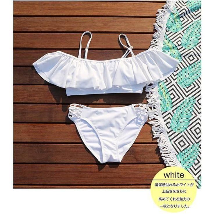 オフショルフレアサイド編み上げビキニ2点セット(水着・ビキニ) | GRAXIA | 詳細画像27 