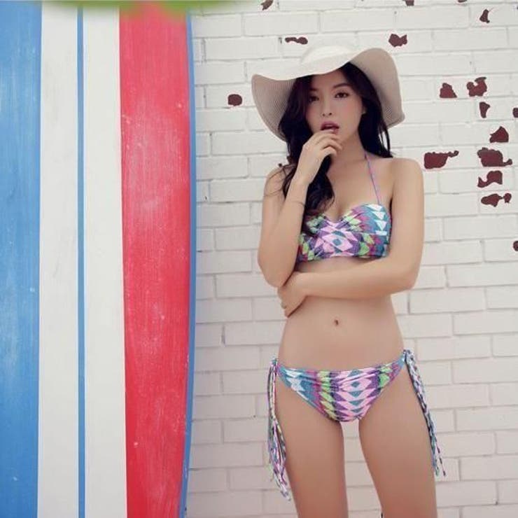 エスニック柄サイドタッセルバンドゥビキニ2点セット(水着・ビキニ) | GRAXIA | 詳細画像18 