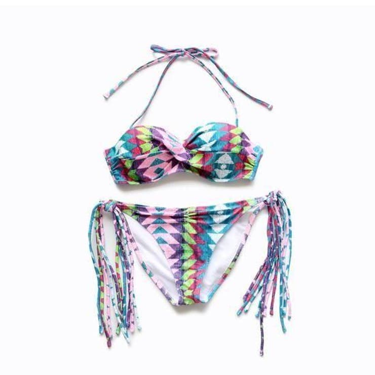 エスニック柄サイドタッセルバンドゥビキニ2点セット(水着・ビキニ) | GRAXIA | 詳細画像29 