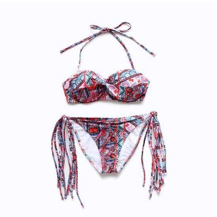 エスニック柄サイドタッセルバンドゥビキニ2点セット(水着・ビキニ) | GRAXIA | 詳細画像30 