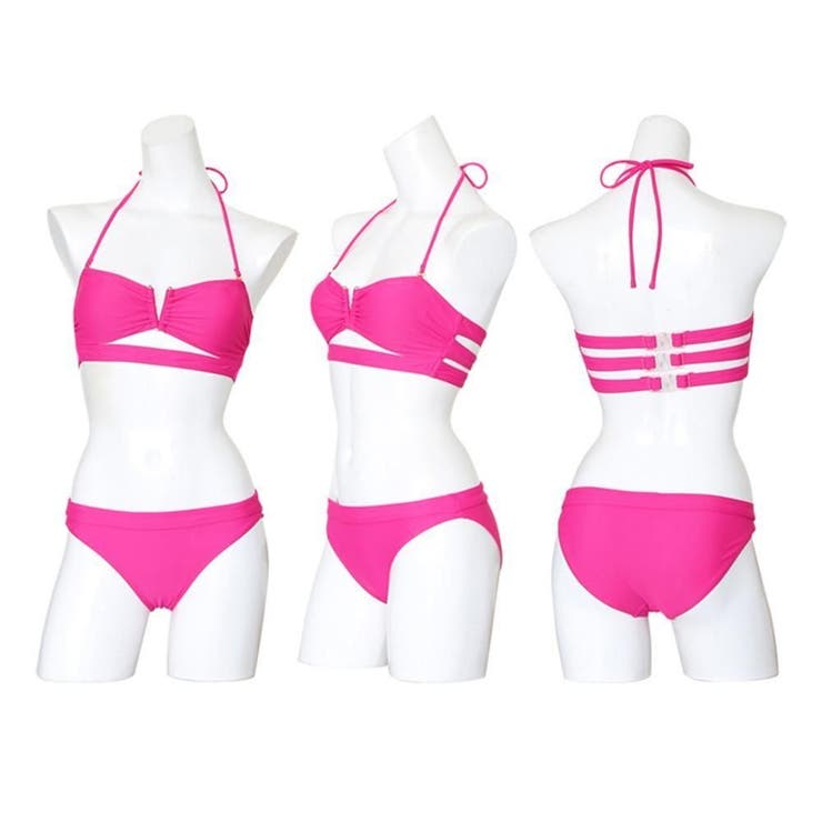 カラーリング豊富なバンドゥ風ビキニ2点セット(水着・ビキニ) | GRAXIA | 詳細画像30 