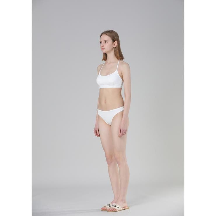 リブ素材ホルターネックシンプルビキニ2点セット(水着・ビキニ) | GRAXIA | 詳細画像7 