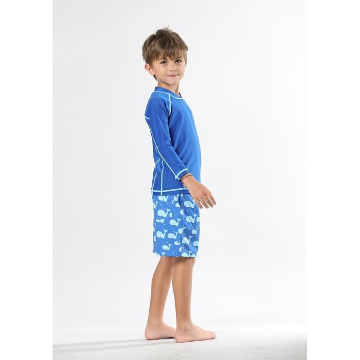 男女兼用ラグラン長袖TシャツタイプKIDSキッズ子供用ラッシュガード(水着 キッ… | GRAXIA | 詳細画像14 