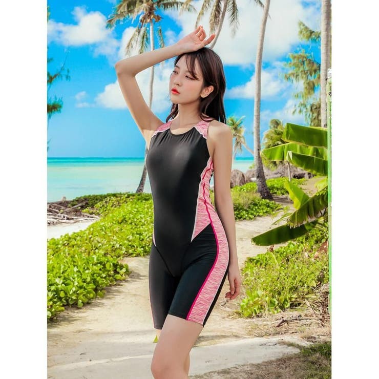 スタイリッシュノースリオールインワンFitnessフィットネス運動系水着(水着 … | GRAXIA | 詳細画像14 