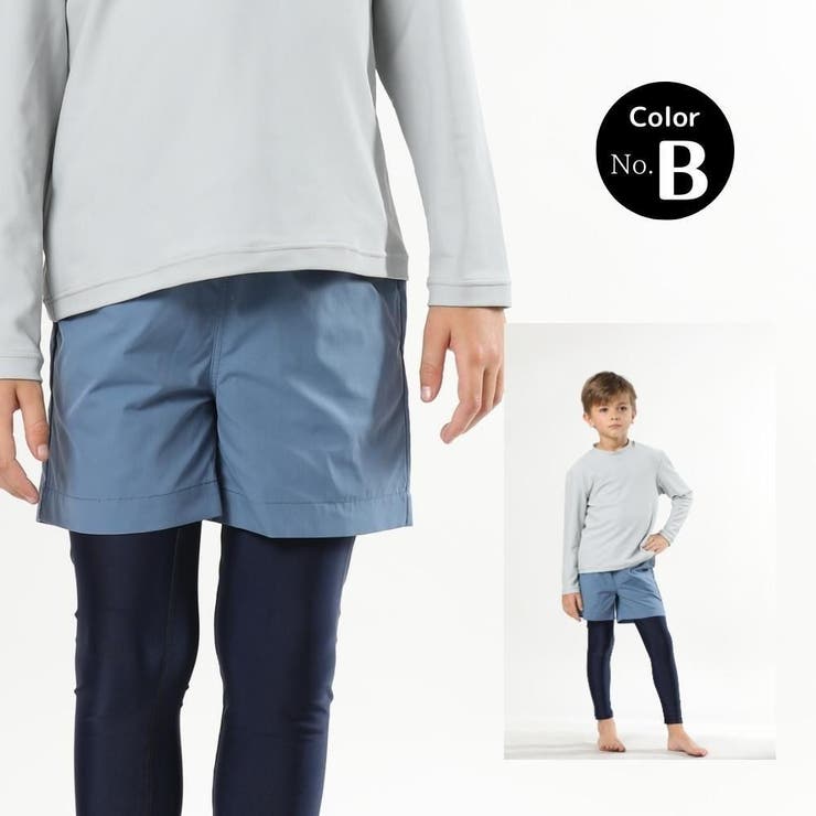 水陸両用男女兼用無地サーフパンツKIDSキッズ子供用水着(水着 キッズ スクール… | GRAXIA | 詳細画像8 