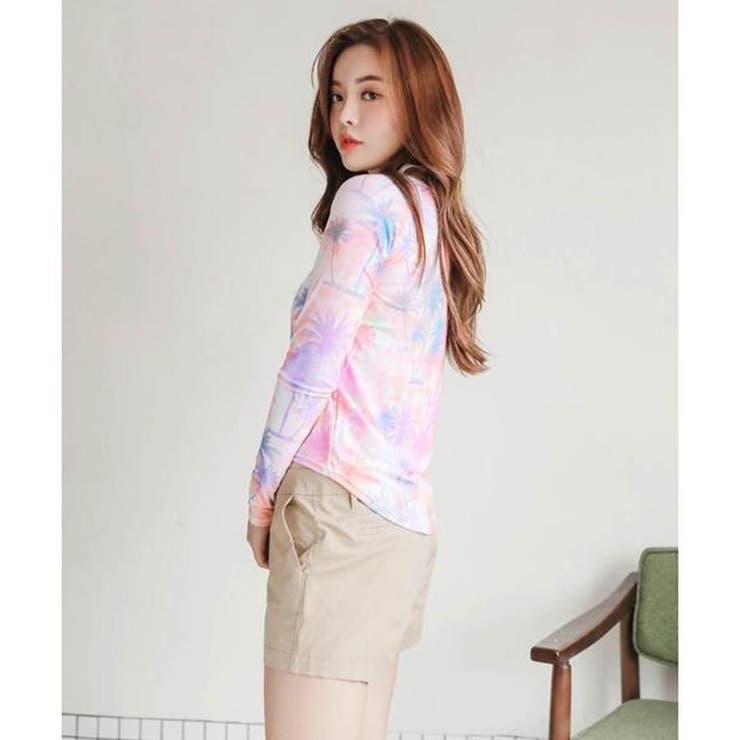 大人カジュアルなロングスリーブ体形カバー水着4点セット(水着・体型カバー) | GRAXIA | 詳細画像13 