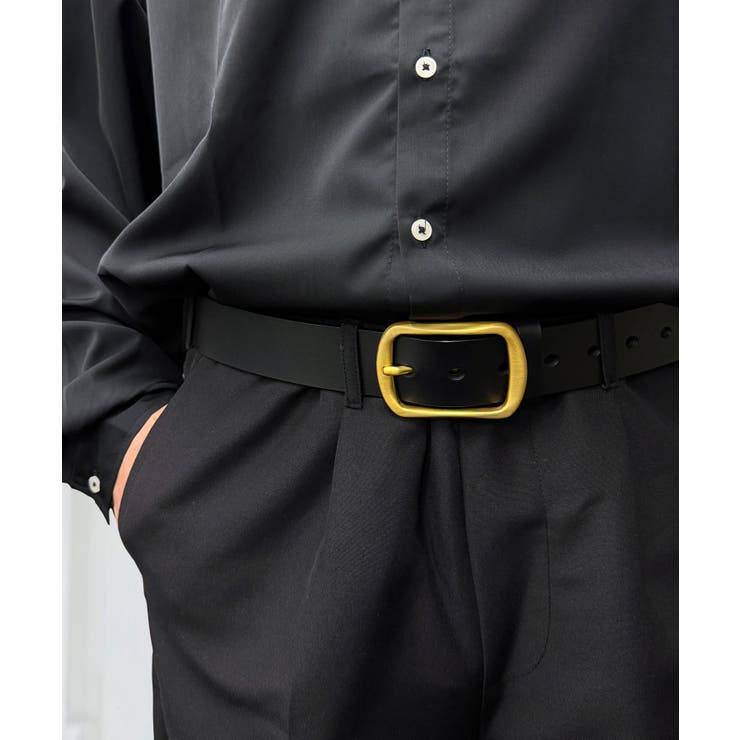 ブラック-4 | 本革レザーベルト | GROOVY STORE