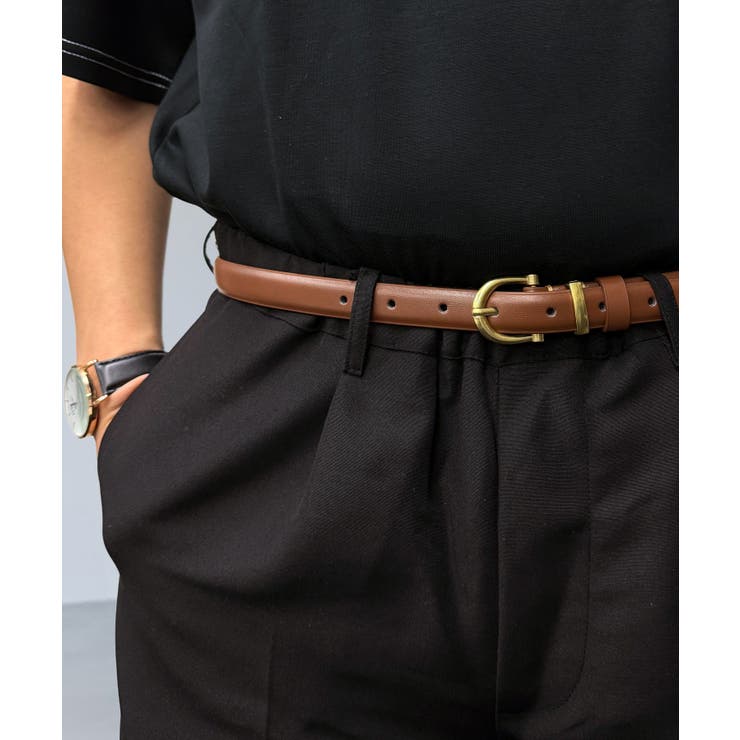 ナローベルト シンプル 20ｍｍ | GROOVY STORE | 詳細画像1 