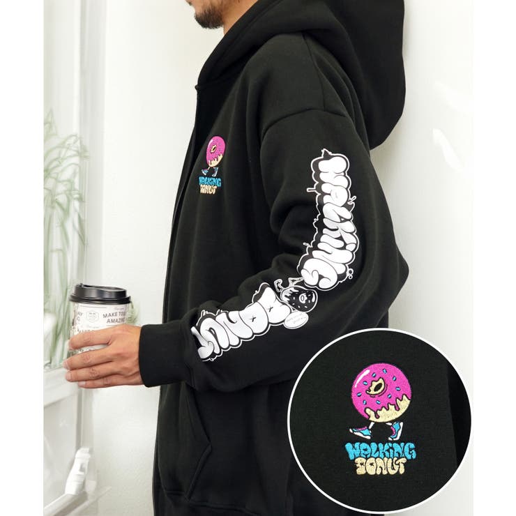 早割 万博 ジップパーカー 刺繍[品番：GRVK0003055]｜GROOVY 袖プリント Clothing