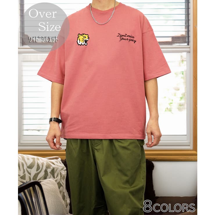 Tシャツ半袖 オーバーサイズ #刺繍[品番：GRVK0003206]｜GROOVY
