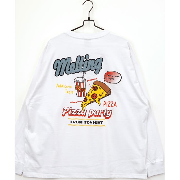 ピザ ヘビーウェイト Tシャツ[品番：GRVK0003184]｜GROOVY STORE