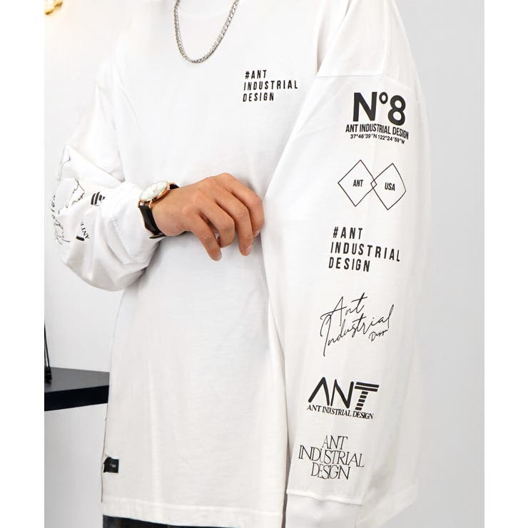 【ｵｰﾊﾞｰｻｲｽﾞ】【ﾍﾋﾞｰｳｪｲﾄ】ANT ロンT 長袖 #グラフィック #３種のデザイン　#アント