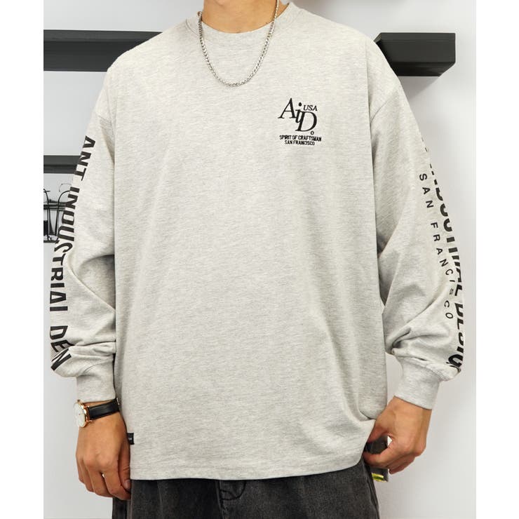 【ｵｰﾊﾞｰｻｲｽﾞ】【ﾍﾋﾞｰｳｪｲﾄ】ANT ロンT 長袖 #グラフィック #３種のデザイン　#アント
