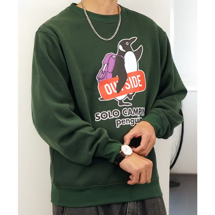 よく見る「芸能人が愛用 裏起毛 アニマル スウェット[品番：GRVK0002783]｜GROOVY STORE トップス