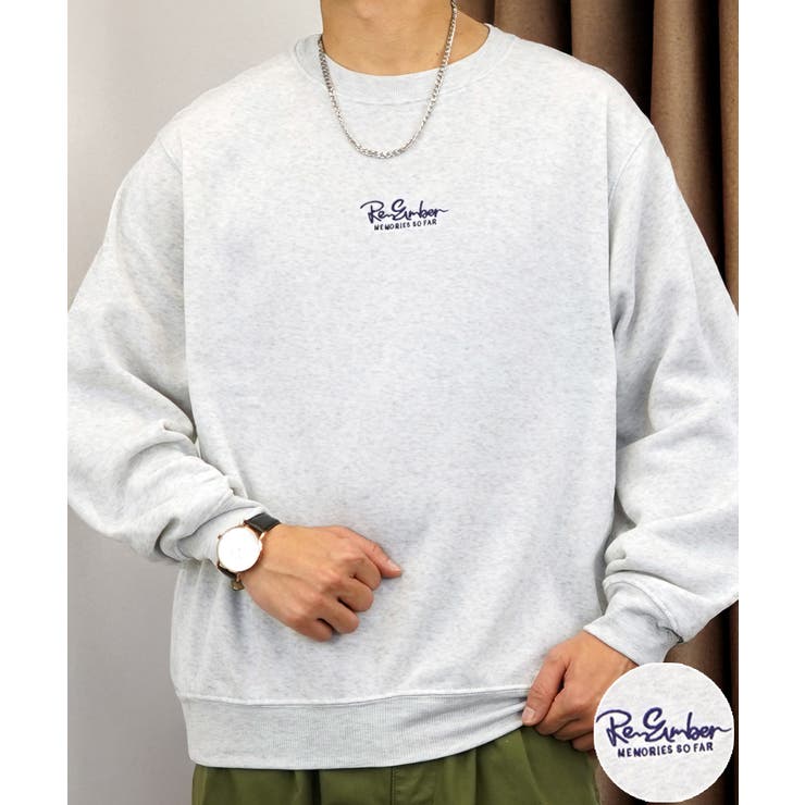 ロゴ刺繍裏起毛スウェット(スウェット・ジャージー) | al'aise