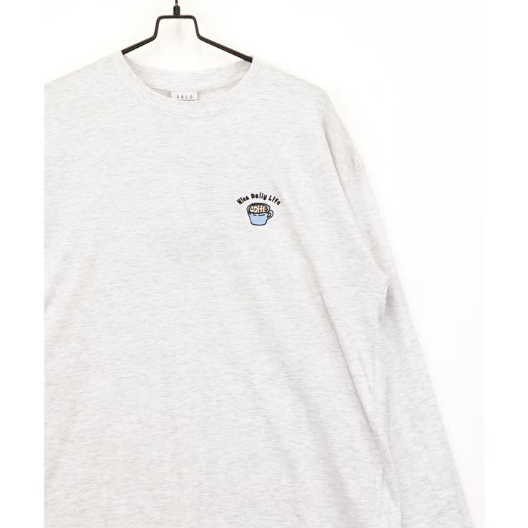 3種のﾃﾞｻﾞｲﾝ【刺繍】ｵｰﾊﾞｰｻｲｽﾞ 長袖Tシャツ #ロンｔ＃ワイド