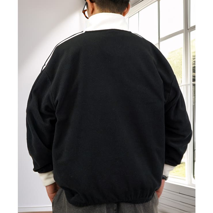 サイドライン ハーフジップ フリース[品番：GRVK0003118]｜GROOVY  STORE（グルービーストア）のメンズファッション通販｜SHOPLIST（ショップリスト）