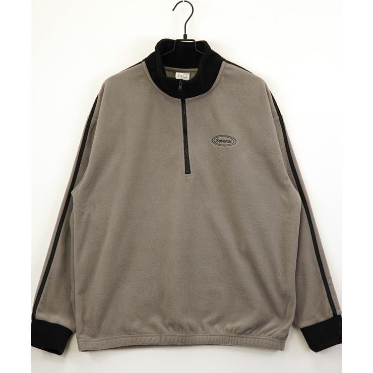 サイドライン ハーフジップ フリース[品番：GRVK0003118]｜GROOVY  STORE（グルービーストア）のメンズファッション通販｜SHOPLIST（ショップリスト）