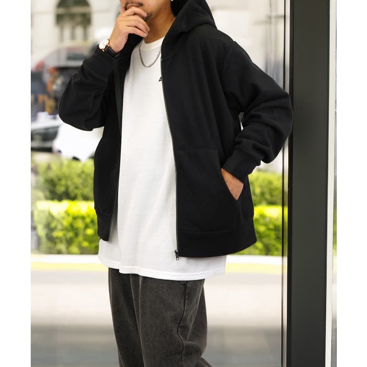 【無地】ジップ パーカー トップス | GROOVY STORE | 詳細画像35 
