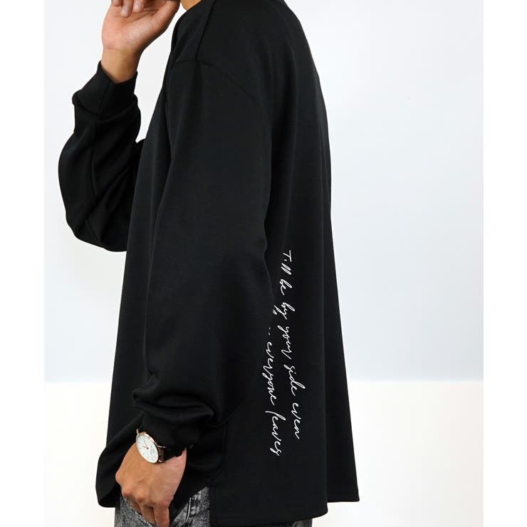 【伸縮性◎】オーバーサイズ Tシャツ ストリート ロンt【4種ﾃﾞｻﾞｲﾝ】 #ロゴ T #ストレッチ