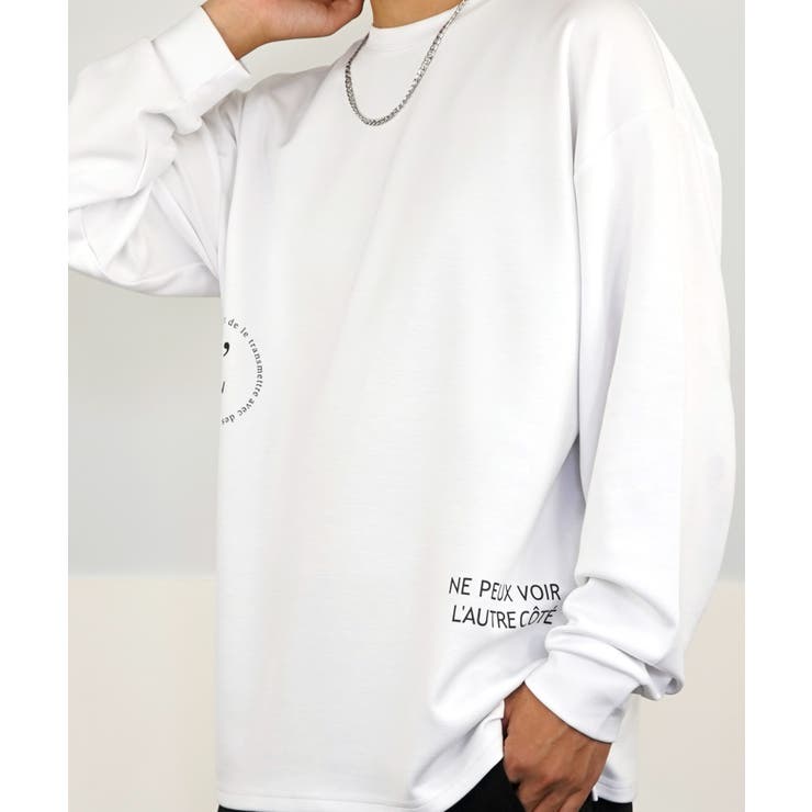 【伸縮性◎】オーバーサイズ Tシャツ ストリート ロンt【4種ﾃﾞｻﾞｲﾝ】 #ロゴ T #ストレッチ
