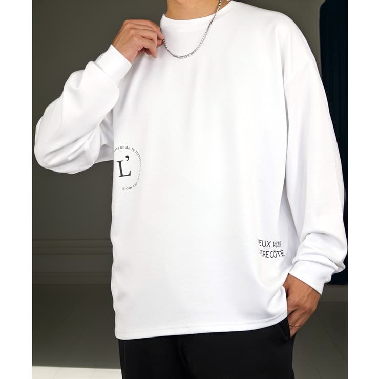【伸縮性◎】オーバーサイズ Tシャツ ストリート ロンt【4種ﾃﾞｻﾞｲﾝ】 #ロゴ T #ストレッチ