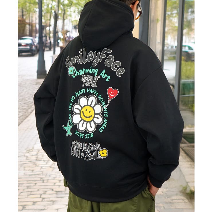 オーバーサイズ スマイル スウェット[品番：GRVK0003101]｜GROOVY  STORE（グルービーストア）のメンズファッション通販｜SHOPLIST（ショップリスト）