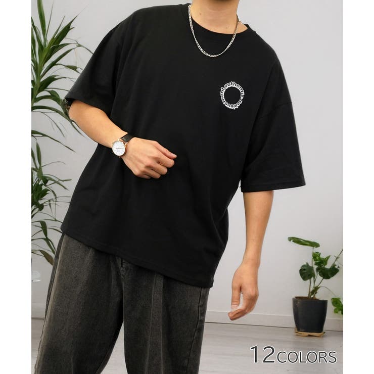 Tシャツ半袖 刺繍 Tシャツ[品番：GRVK0003234]｜GROOVY STORE 