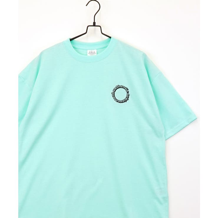 ワイド Tシャツ半袖 刺繍 Tシャツ サークル ハート | GROOVY STORE | 詳細画像6 