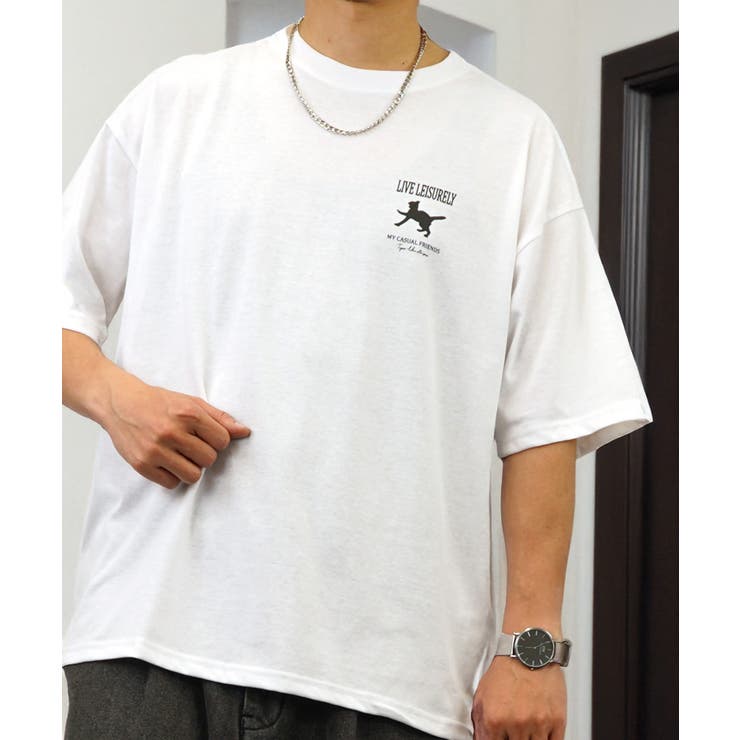 Tシャツ半袖 ﾊﾞｯｸﾌﾟﾘﾝﾄ Tシャツ #グラフィック Tシャツ