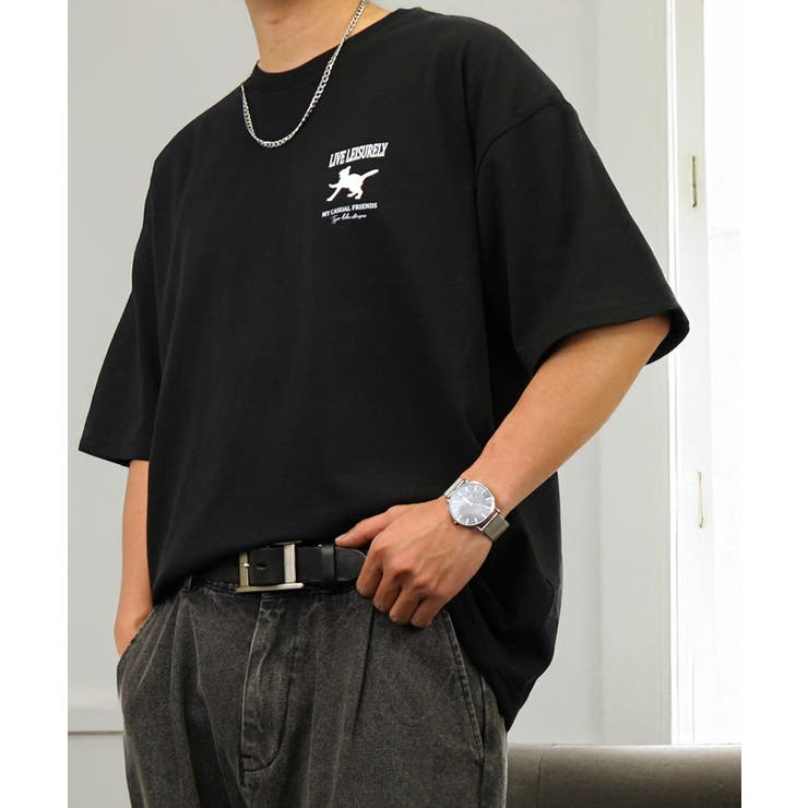 Tシャツ半袖 ﾊﾞｯｸﾌﾟﾘﾝﾄ Tシャツ #グラフィック Tシャツ