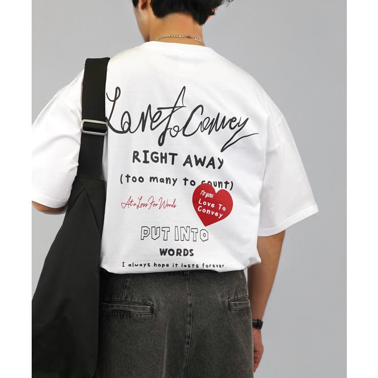 【ｵｰﾊﾞｰｻｲｽﾞ】白Tｼｬﾂ　黒Tｼｬﾂ【ﾍﾋﾞｰｳｪｲﾄ】Tシャツ半袖 ｵｰﾊﾞｰｻｲｽﾞ #ロゴTシャツ