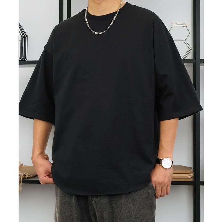 無地【ビッグシルエット】ラウンドテールＴシャツ 無地【ヘビーウェイト】Tシ… | GROOVY STORE | 詳細画像20 