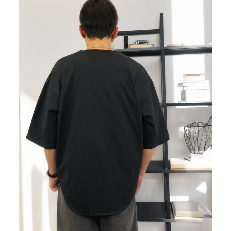 無地【ビッグシルエット】ラウンドテールＴシャツ 無地【ヘビーウェイト】Tシ… | GROOVY STORE | 詳細画像23 