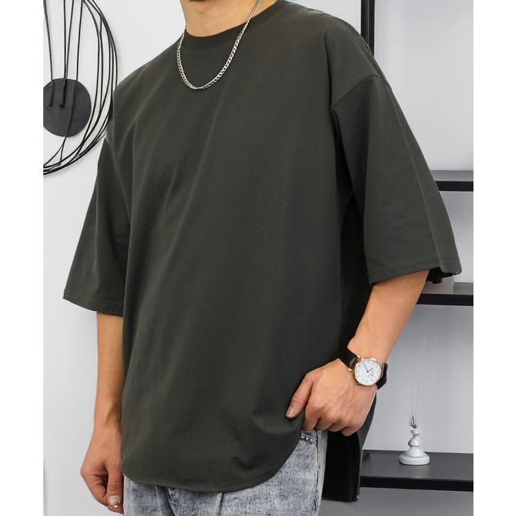 無地【ビッグシルエット】ラウンドテールＴシャツ 無地【ヘビーウェイト】Tシ… | GROOVY STORE | 詳細画像29 