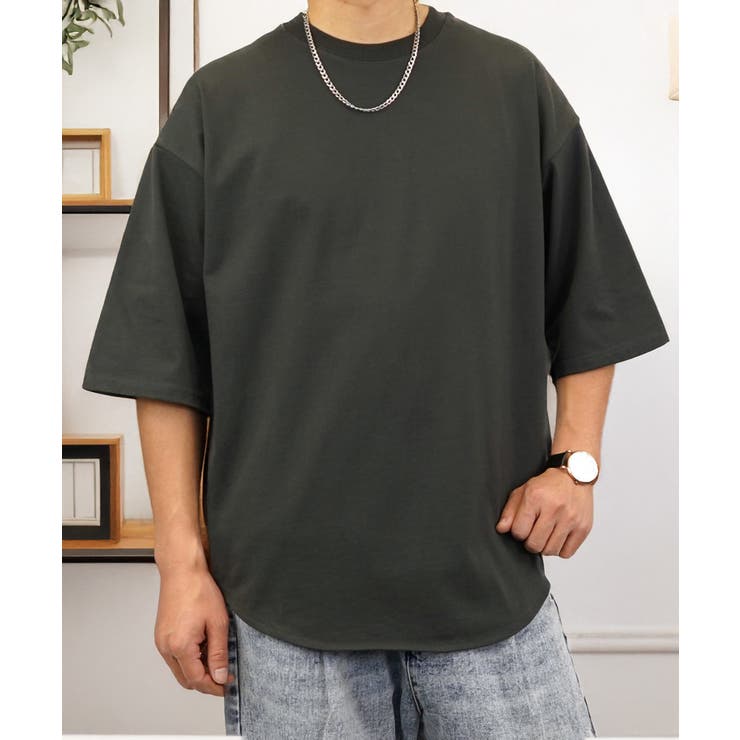 無地【ビッグシルエット】ラウンドテールＴシャツ 無地【ヘビーウェイト】Tシ… | GROOVY STORE | 詳細画像30 