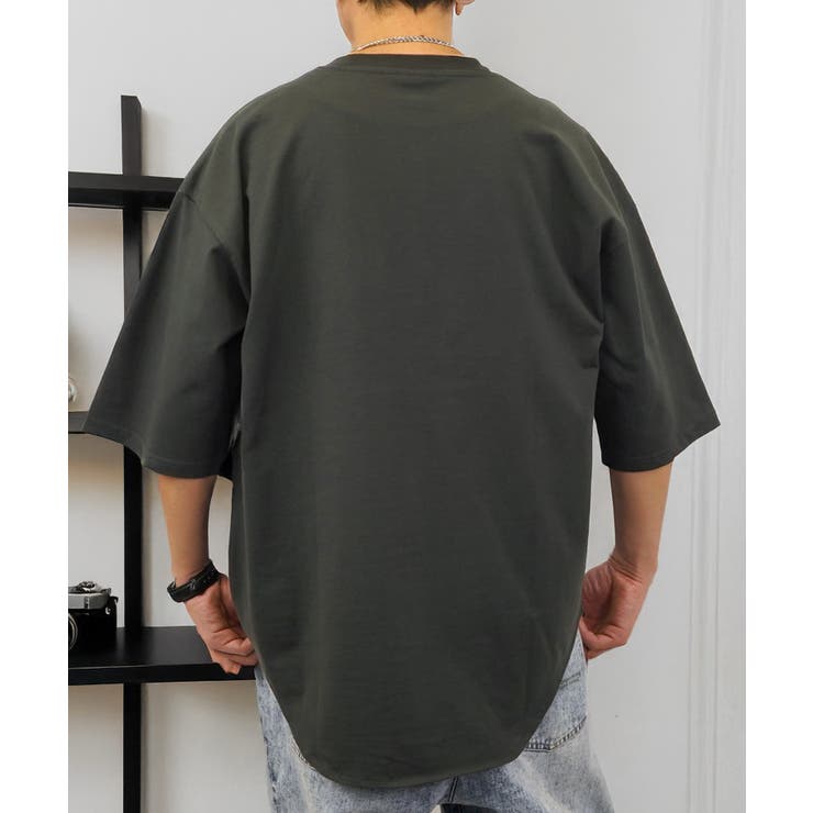 無地【ビッグシルエット】ラウンドテールＴシャツ 無地【ヘビーウェイト】Tシ… | GROOVY STORE | 詳細画像31 