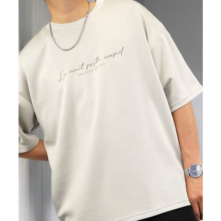 肌触り◎ ストレッチ Tシャツ半袖 ストリート 接触冷感  冷感 # ロゴ T