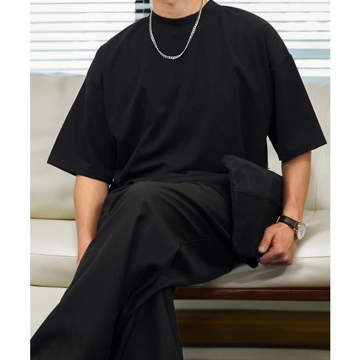 週間売れ筋 オーバーサイズ】Tシャツ半袖 ジョーゼット Tシャツ[品番 #無地 ワンピース
