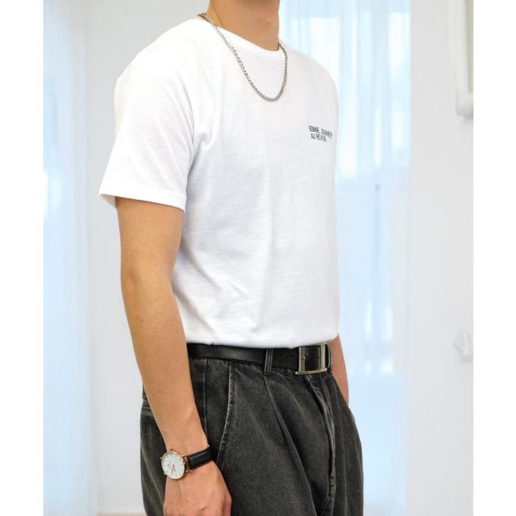 ﾜﾝﾎﾟｲﾝﾄ Tｼｬﾂ半袖 ストリート　#ロゴ Tシャツ