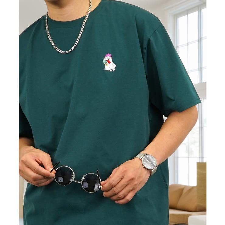 *BLAKELY*クルーネック 刺繍ロゴ 半袖Tシャツ 3色*送料込み* PATY Tシャツ 半袖 メンズ レディース クルーネック おじさん