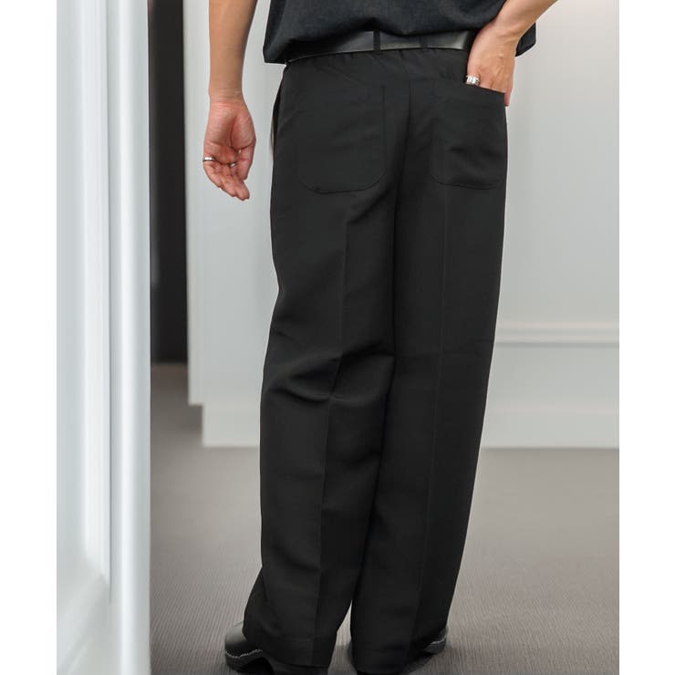 【セットアップ対応】センタープレス スラックス | GROOVY STORE | 詳細画像5 