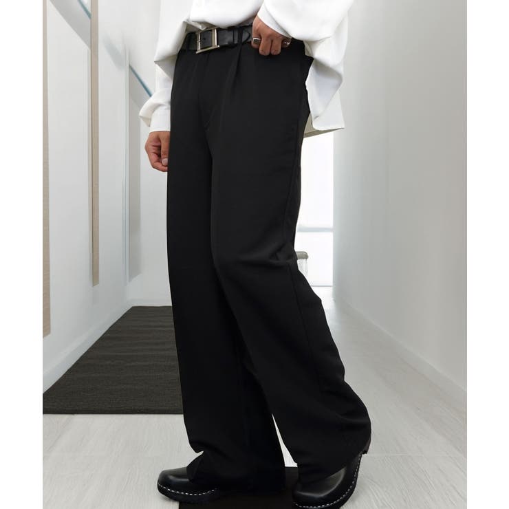 【セットアップ対応】センタープレス スラックス | GROOVY STORE | 詳細画像1 