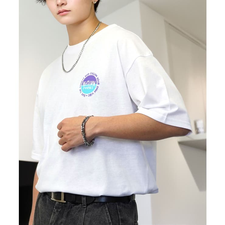 ルーズフィット グラフィック Tシャツ バックプリント | GROOVY STORE | 詳細画像12 