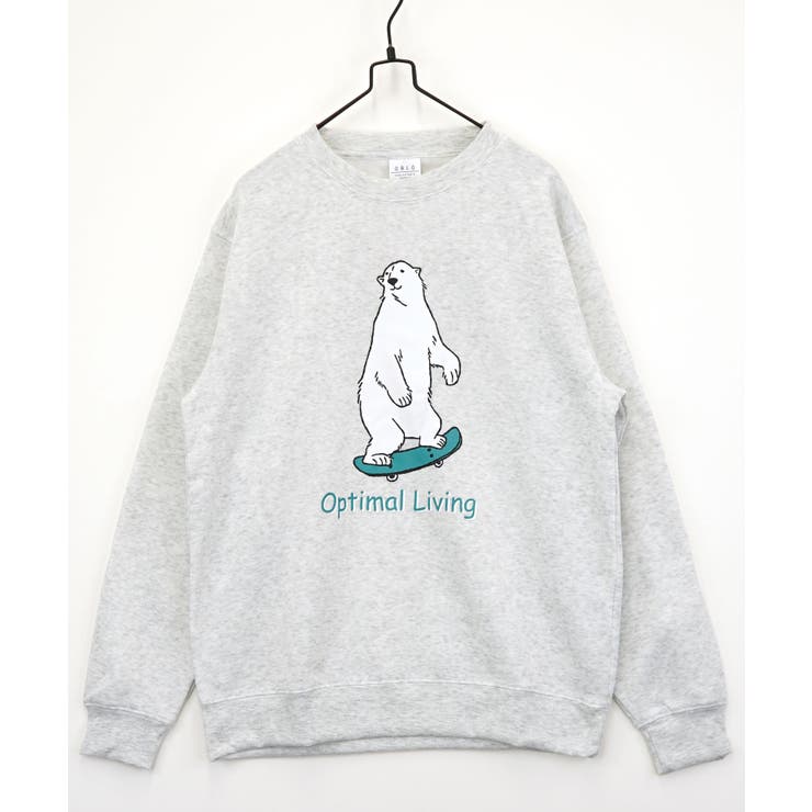 裏起毛 スウェット トレーナー ベアー | GROOVY STORE | 詳細画像1 